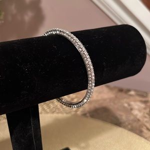 Juicy Couture Pave Studded Crystal Bangle Bracelet